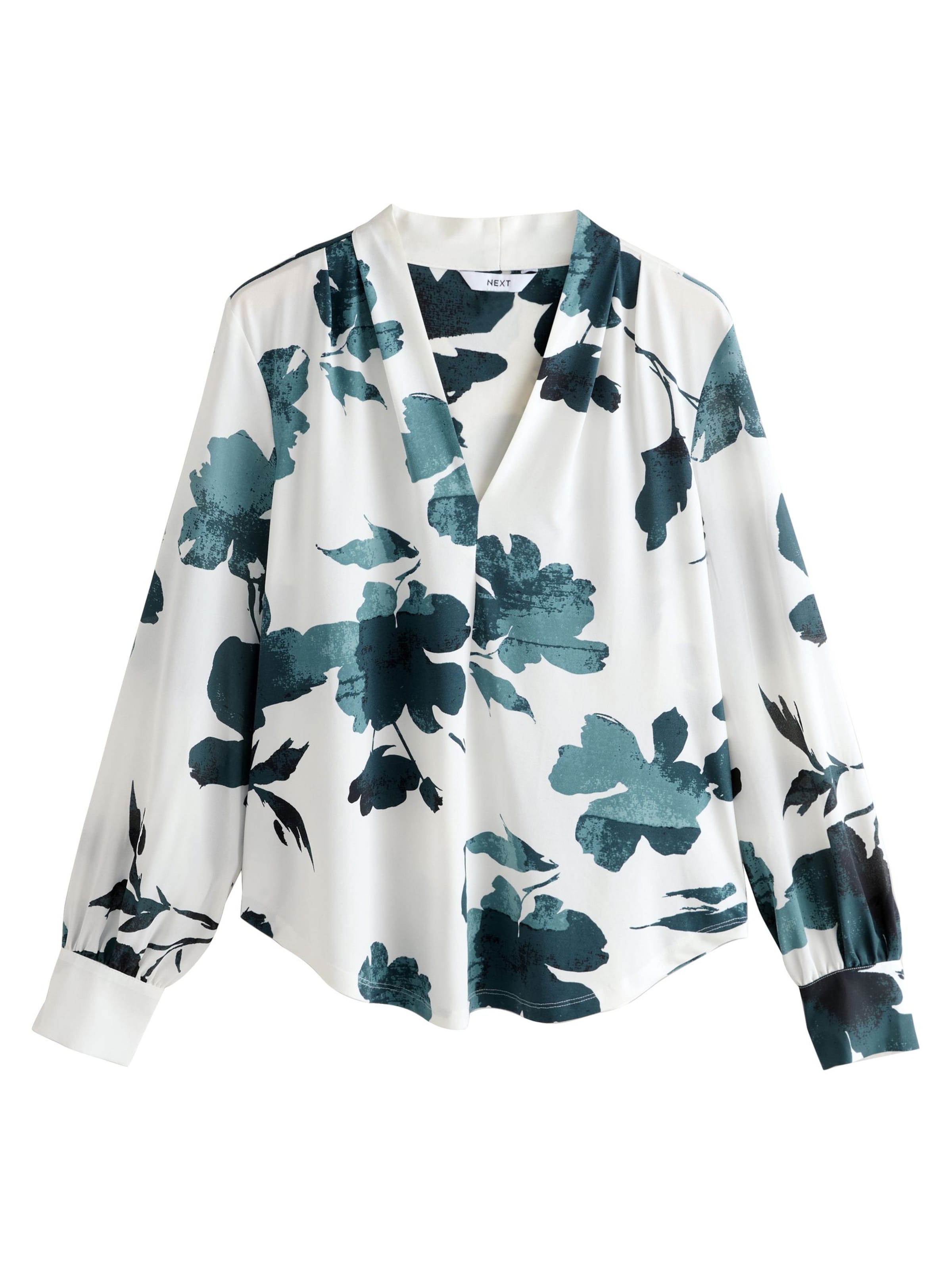 Next Блуза в зелено: отпред