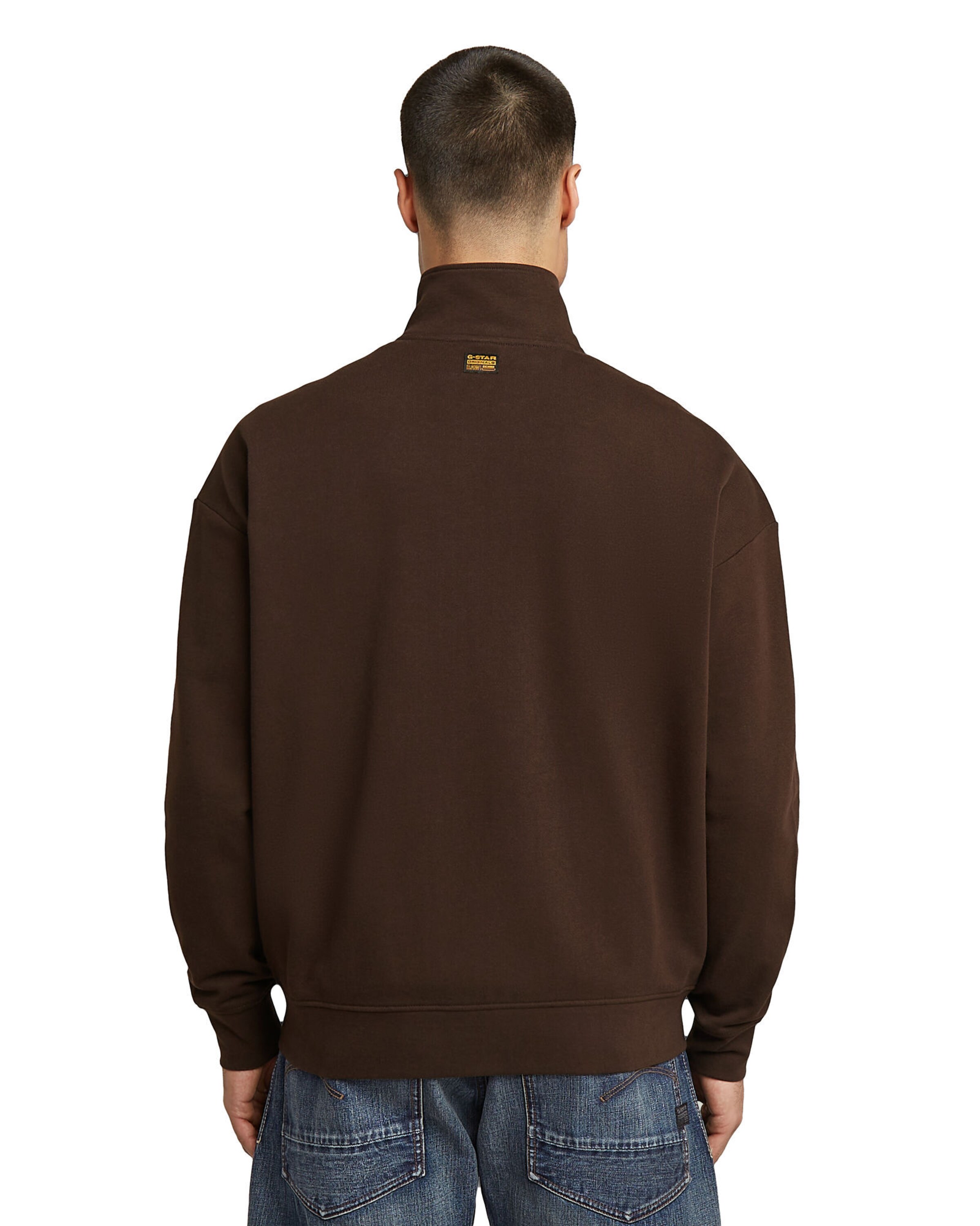 G-STAR Sweatjacke in Braun