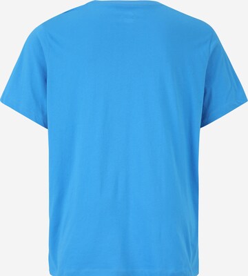 Nike Sportswear - Regular Fit Camisa 'Swoosh' em azul