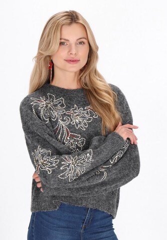 Pull-over usha FESTIVAL en gris : devant