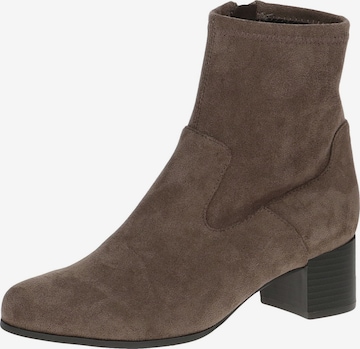 CAPRICE Ankle Boots in Brown: front