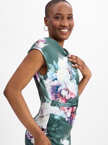 Robe fourreau SWING en vert