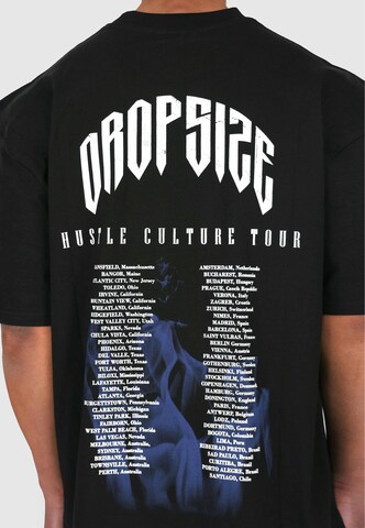 Dropsize Shirt 'World Tour' in Schwarz