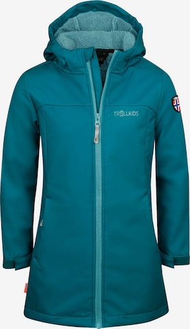 TROLLKIDS Outdoor jacket in Blue: front
