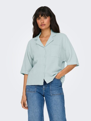 Camicia da donna 'ONLThyra' di ONLY in verde: frontale