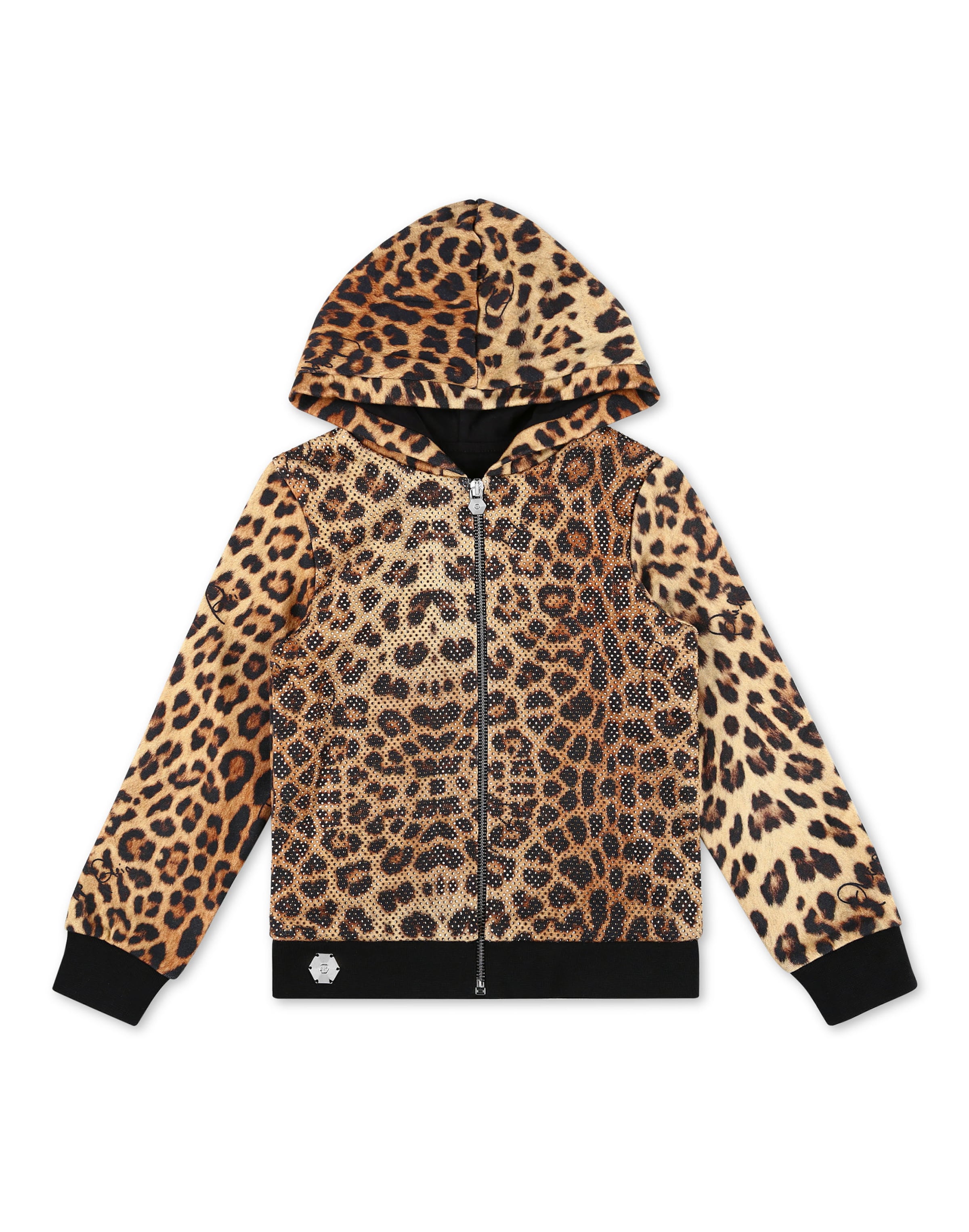 Giacca di felpa di Philipp Plein in marrone: frontale
