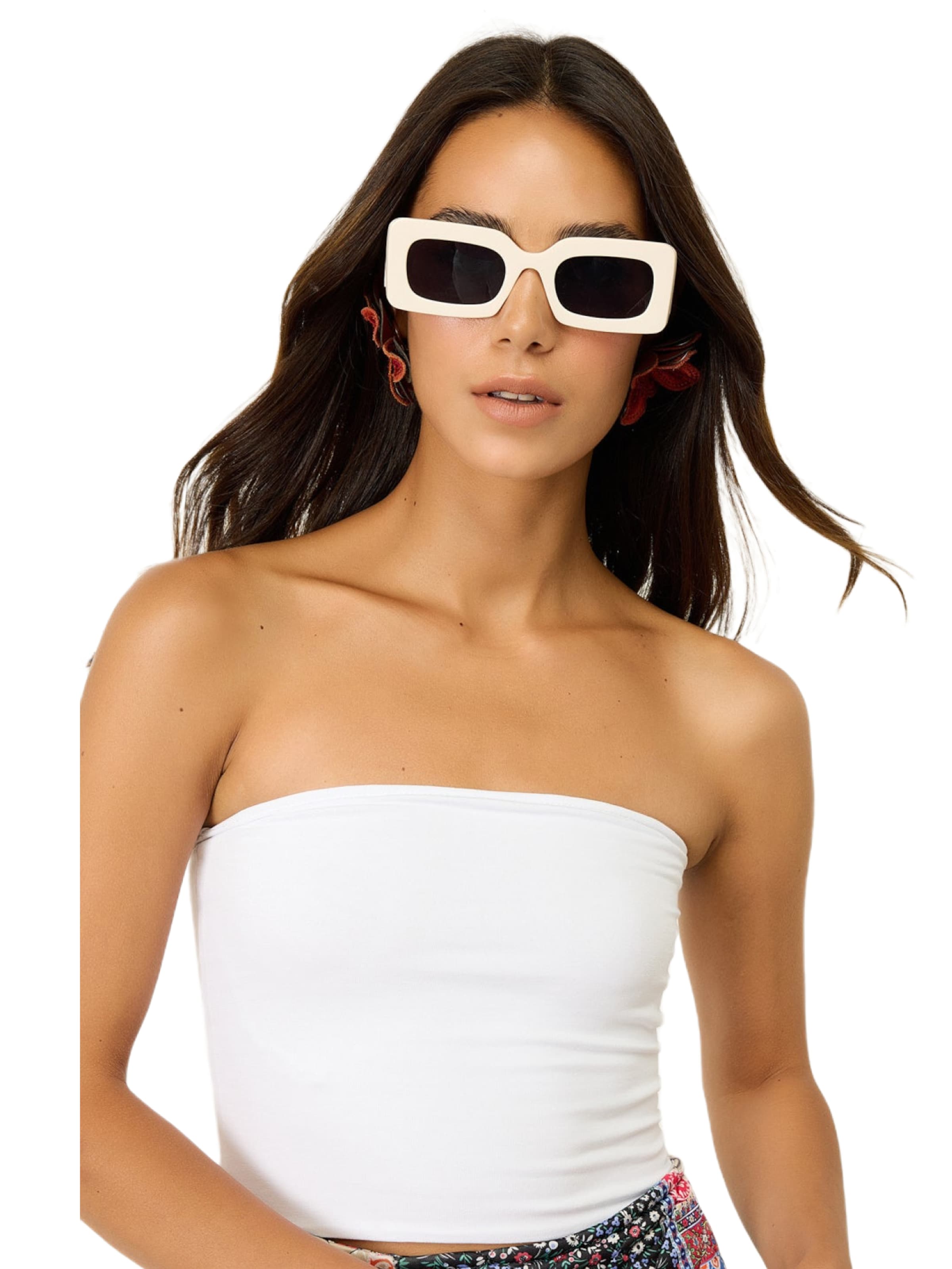 No Matter What Top in Weiß