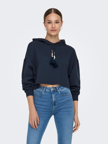 ONLY Sweatshirt 'MARIE' in Blue: front