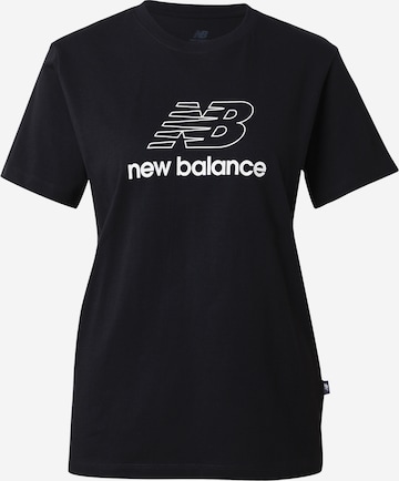 new balance Μπλουζάκι σε μαύρο: μπροστά