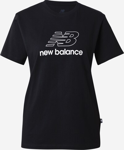 Tricou new balance pe negru / alb, Vizualizare produs