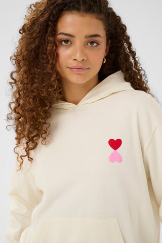 SAINT TROPEZ Sweatjakke 'PixilineSZ' i beige