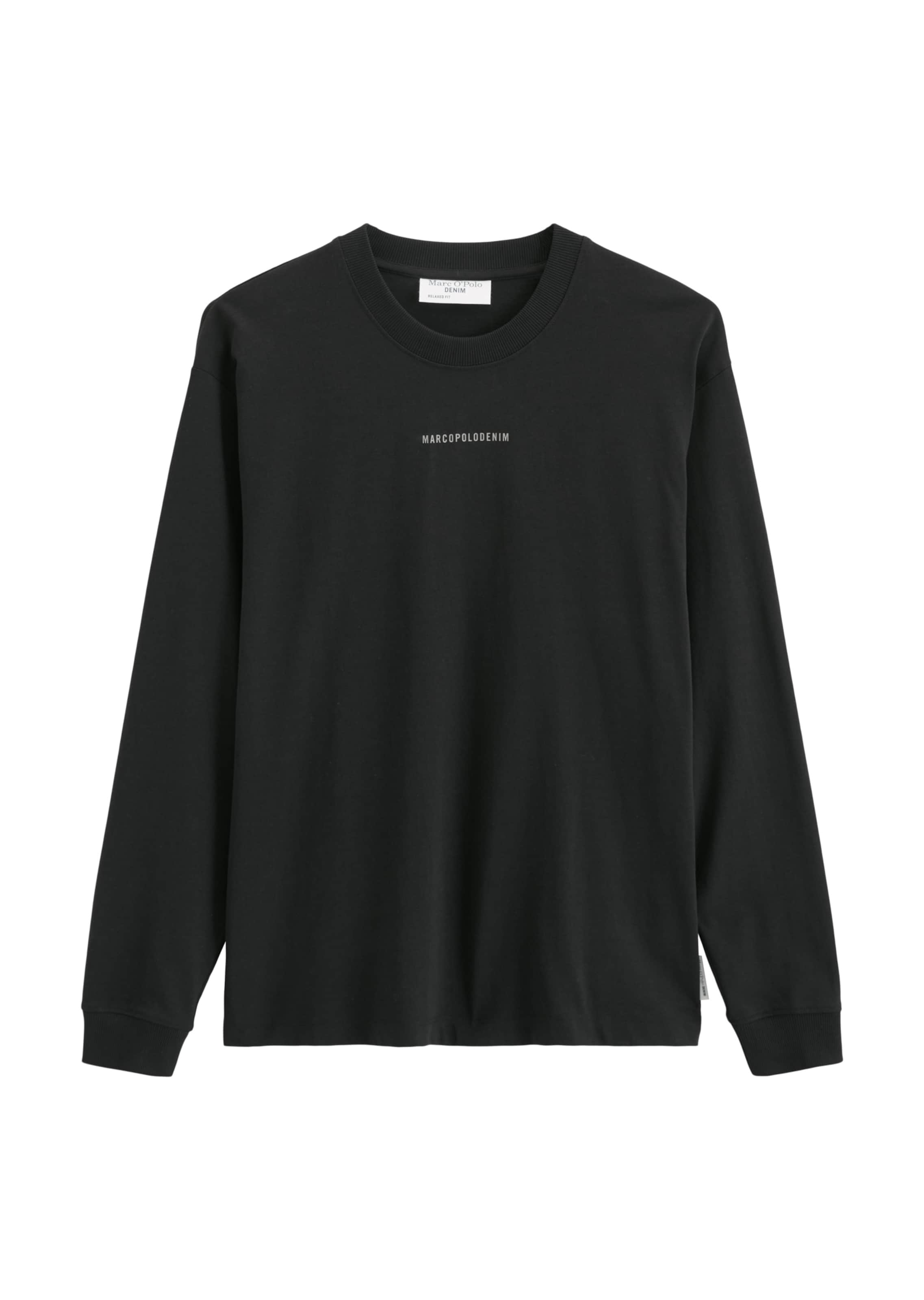 T-Shirt Marc O'Polo DENIM en noir : devant