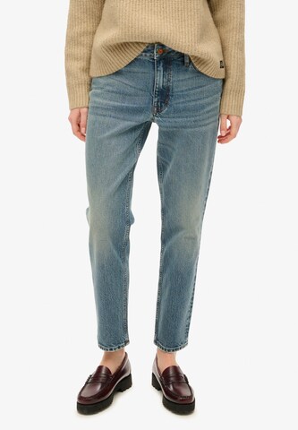 Coupe slim Jean Superdry en bleu : devant