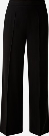 comma casual identity Wide Leg Hose in Schwarz: predná strana