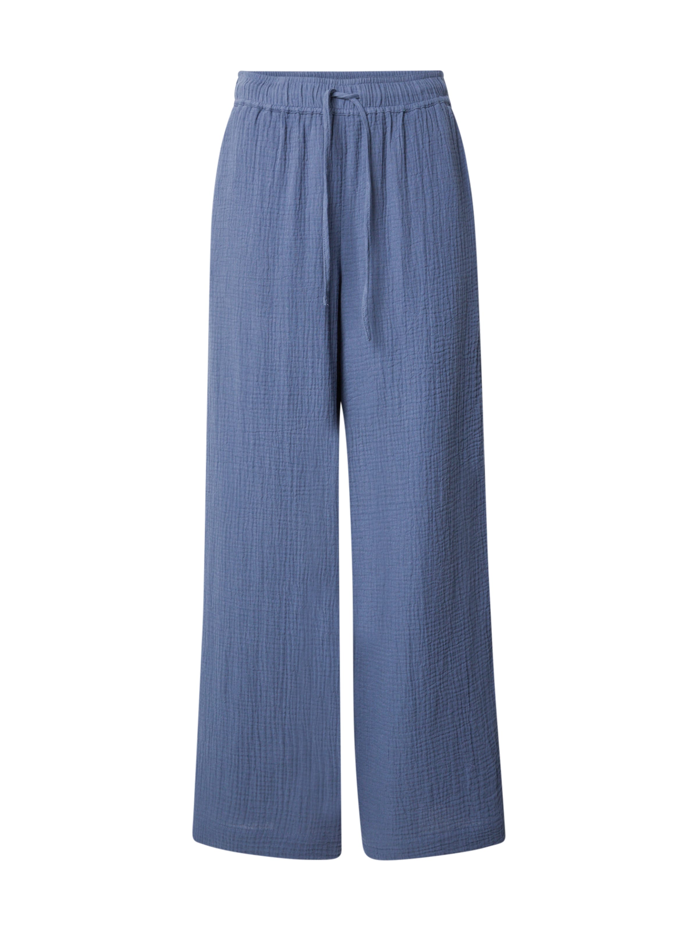 Wide Leg Pantalon 'Kassaka' mbym en bleu : devant