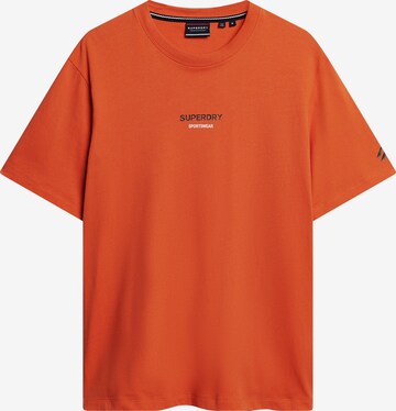 T-Shirt Superdry en orange : devant