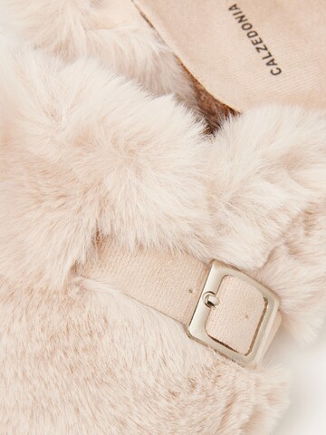 CALZEDONIA Hausschuh in Beige