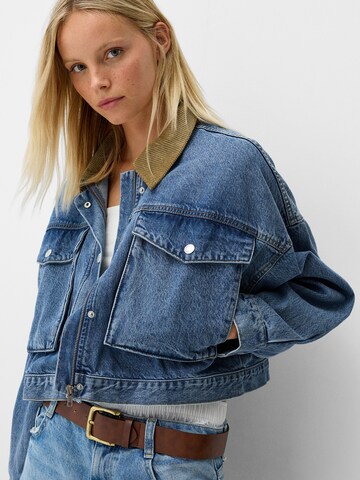 Bershka Overgangsjakke i blå