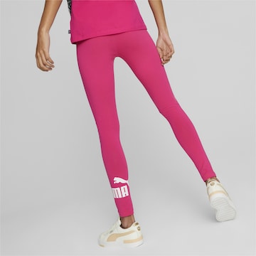 PUMA Skinny Sportsbukse i rosa