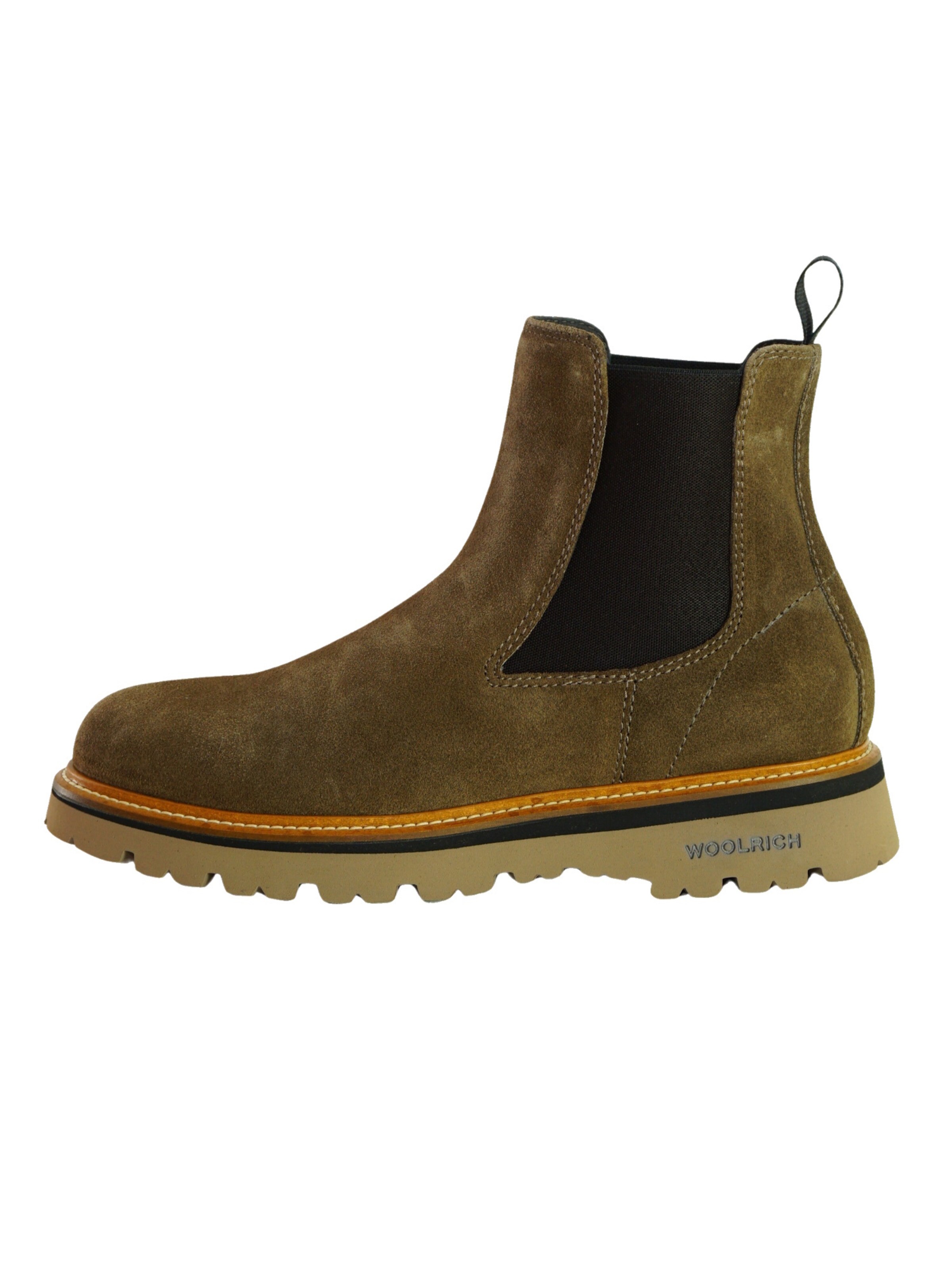 Chelsea Boots Woolrich en marron : devant