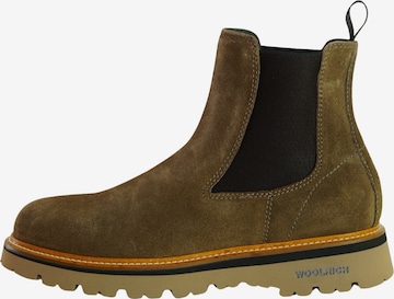 Chelsea Boots Woolrich en marron : devant