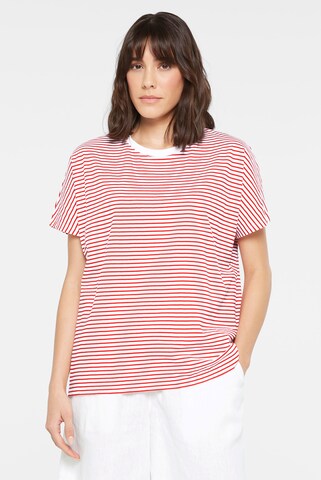 SENSES.THE LABEL Sleeveless Streifenshirt TOL:FA in Rot