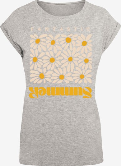 F4NT4STIC T-shirt 'Summer Sunflower' en jaune / gris, Vue avec produit