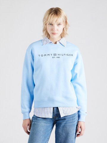 TOMMY HILFIGER Sweatshirt in Blau: Vorderseite