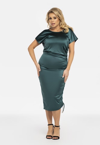 Karko Cocktail Dress 'Leonia' in Green: front