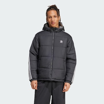 Veste mi-saison 'Adicolor' ADIDAS ORIGINALS en noir : devant