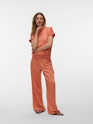 VERO MODA Baggy Trousers 'Lina' in Orange