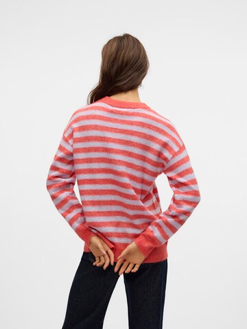 VERO MODA Sweter 'VMMARCIA' w kolorze czerwony