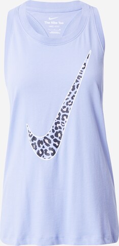 NIKE Sporttop 'ONE HOOK' in Lila: voorkant