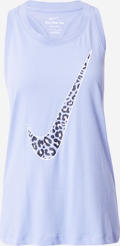 NIKE Sports Top 'ONE HOOK' in Purple: front