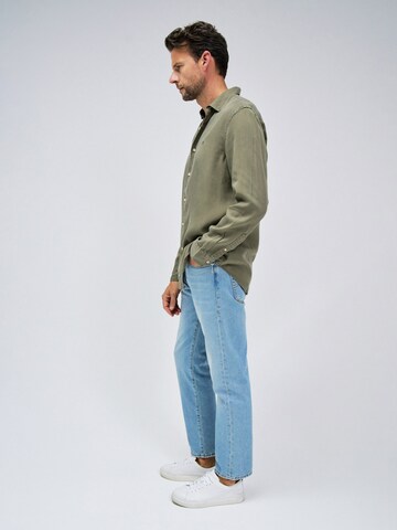Salsa Jeans Regular fit Overhemd in Groen
