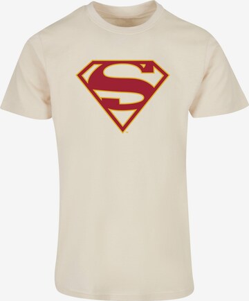 T-Shirt 'Supergirl' ABSOLUTE CULT en beige : devant