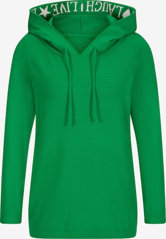 Pull-over heine en vert : devant