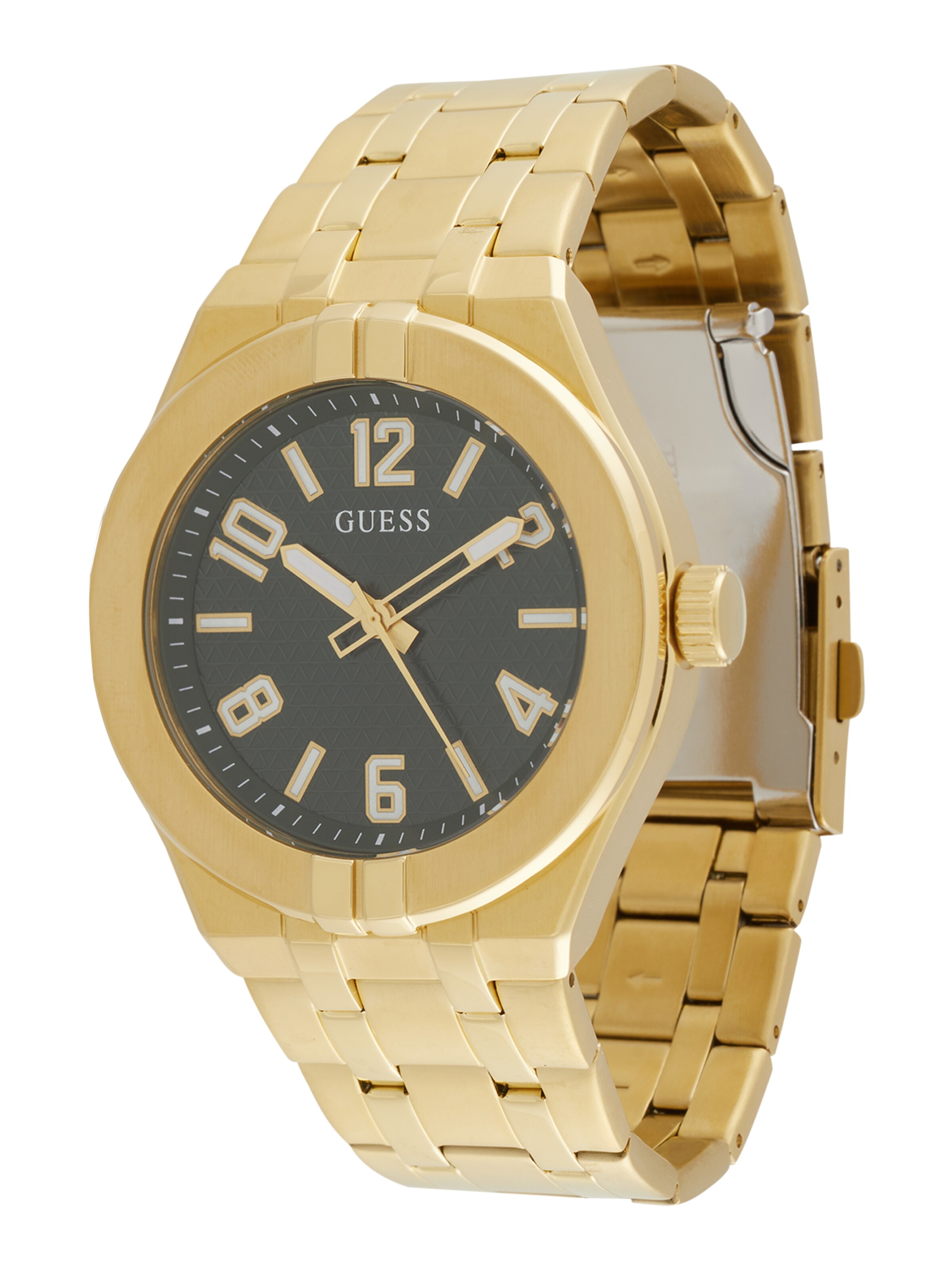 GUESS Analog watch in Gold / Fir, Item view