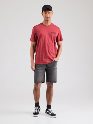 NAPAPIJRI Shirt 'VIGNONI' in Rood