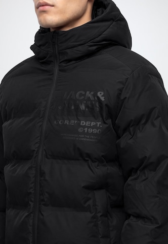 JACK & JONES Zimska jakna 'JCOBOSTON' | črna barva: sprednja stran