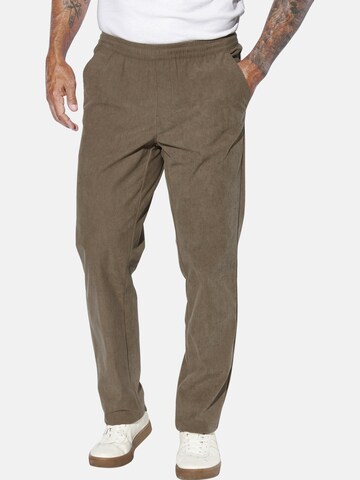 Jan Vanderstorm Regular Broek 'Helstad' in Beige: voorkant