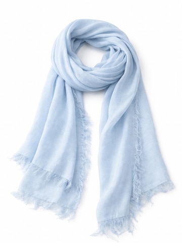 COLLEZIONE ALESSANDRO Schal 'Schmeichler' in Blau: Vorderseite