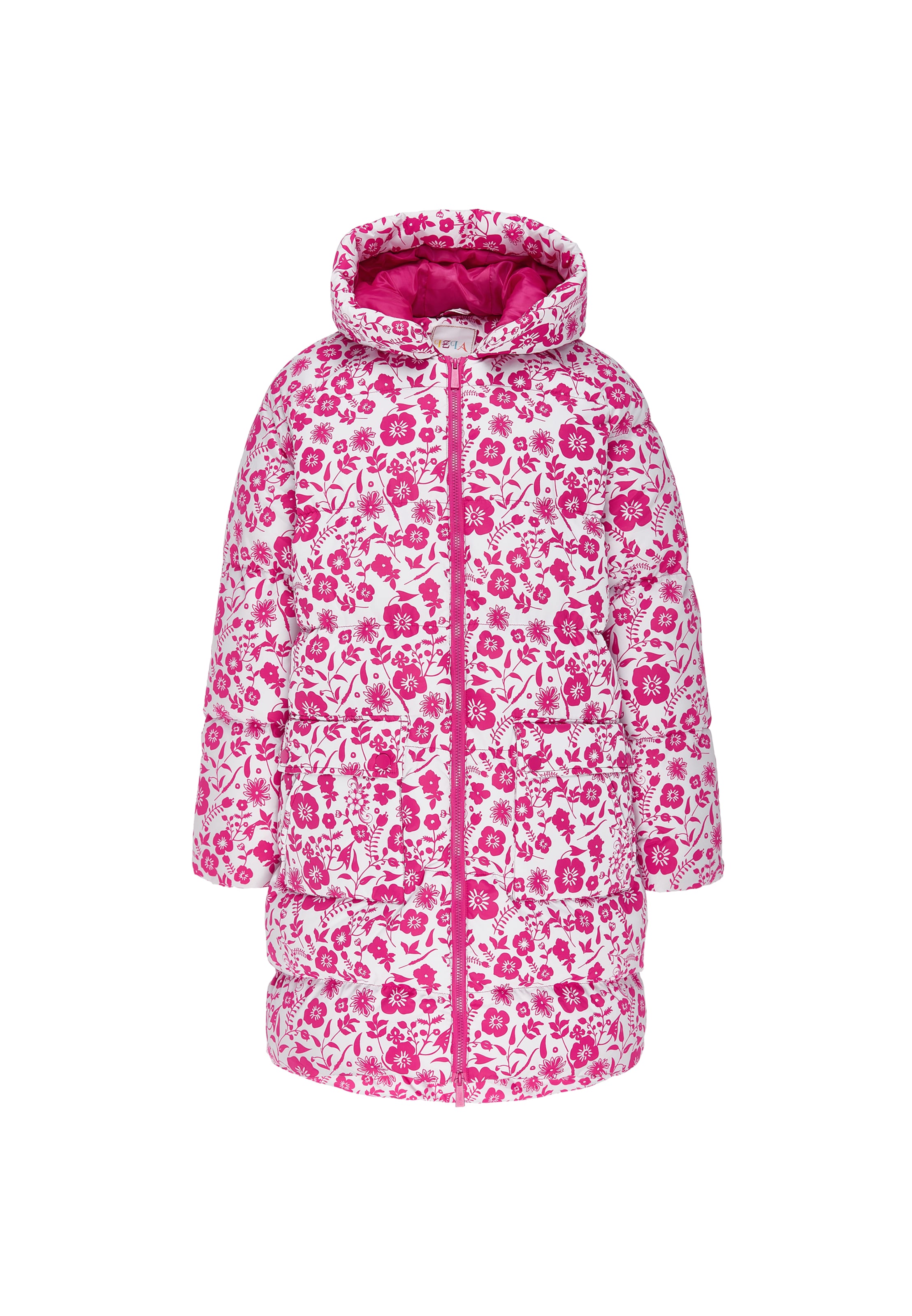 IZIA - Abrigo de invierno en rosa: frente