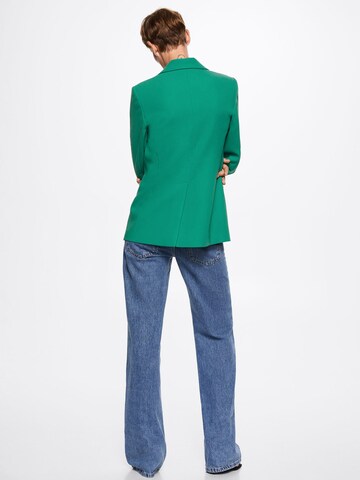 MANGO Blazer 'JUSTO' in Green