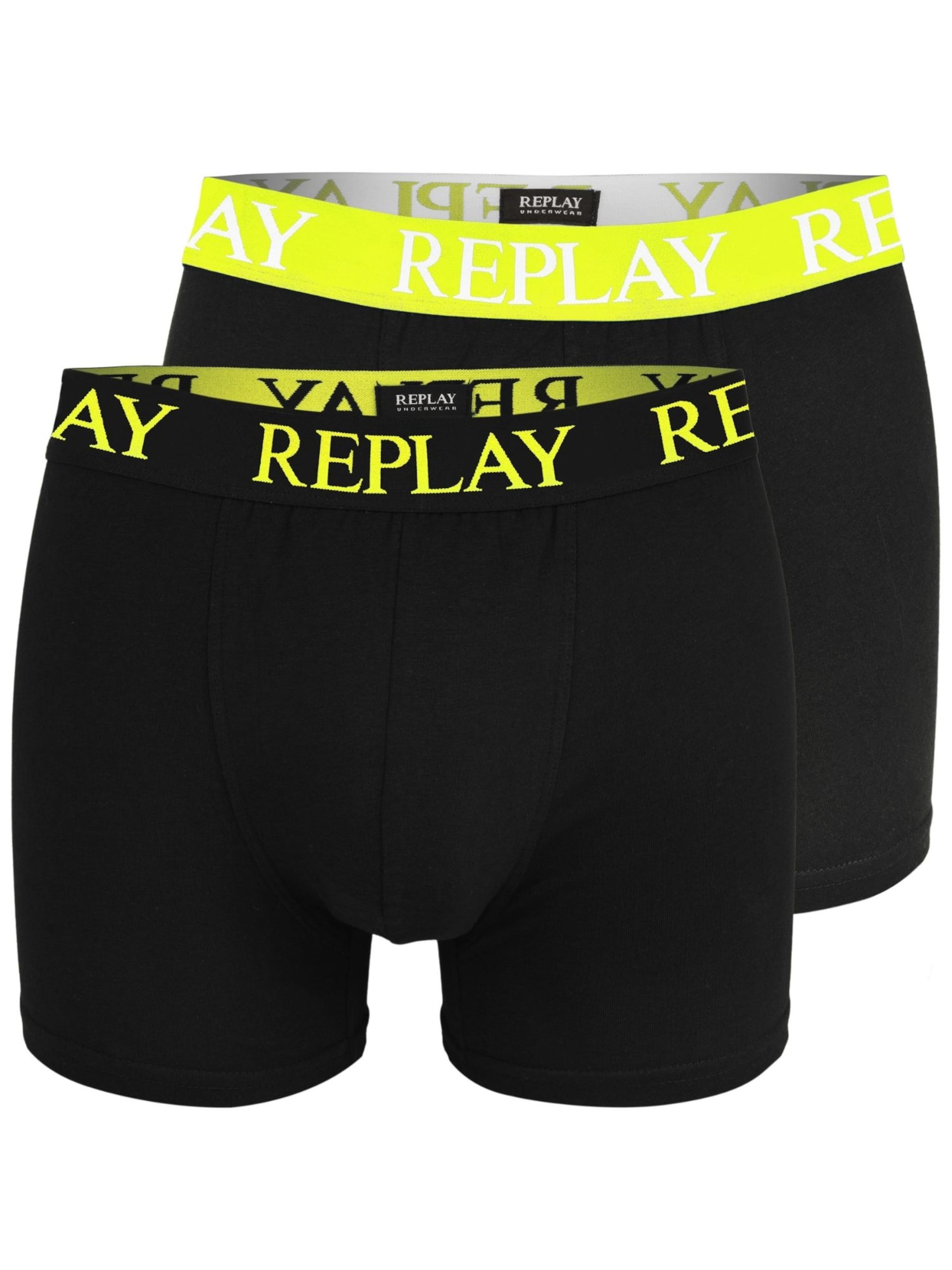 REPLAY Boxershorts in de kleur Neongeel, Productweergave