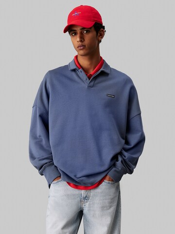 Calvin Klein Jeans Sweatshirt in Grey: front