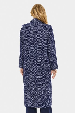 SAINT TROPEZ Between-seasons coat 'Lenette' in Blue