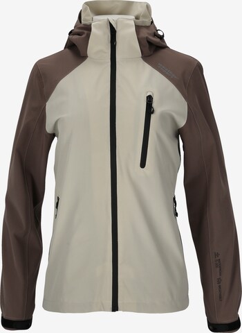 Weather Report Outdoor Jacket 'Camelia W-Pro' in Brown: front