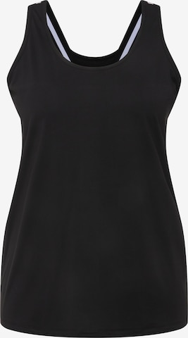 Ulla Popken Top in Black: front