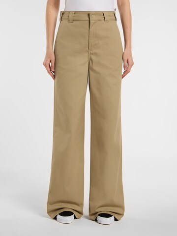 DICKIES Regular Housut värissä ruskea: etupuoli